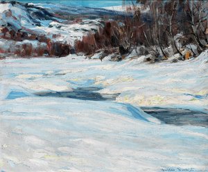 Winter Landscape by Gustav Wentzel